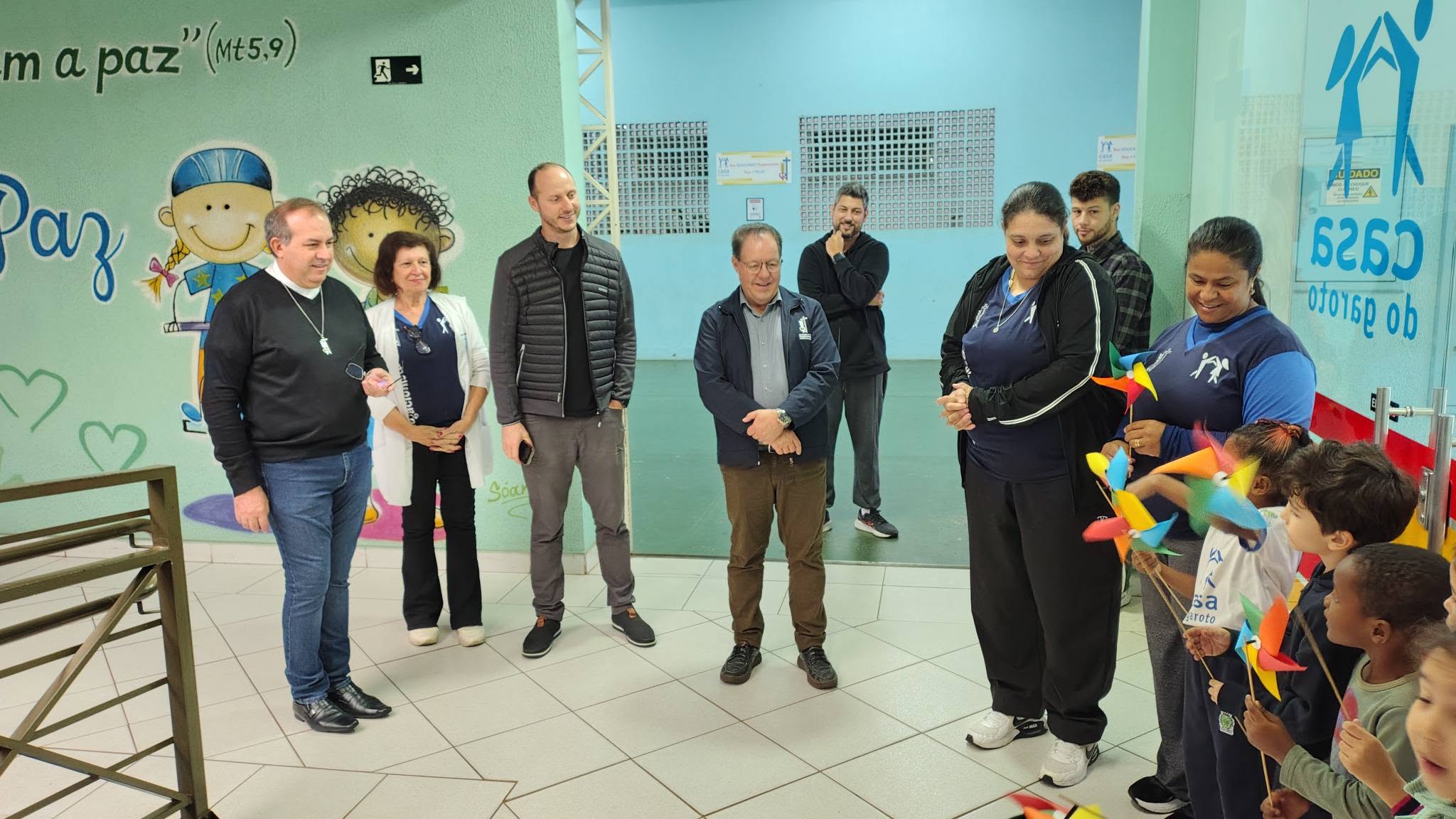 Visita dos nossos queridos Supervisor Provincial Padre Geraldo Tadeu Furtado e o Econômo Padre Maike Léo Grapiglia